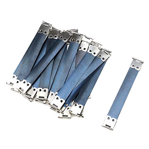 Coshar 20pcs Metal Internal Flex Frames Kiss Clasp Spring Clip Hook