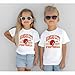 AG AGUU Football Shirts for Toddler Boys Girls Football Team T-Shirt Fans Lover Tees Kid Game Day Outfit Summer Tops(White,5-6T)