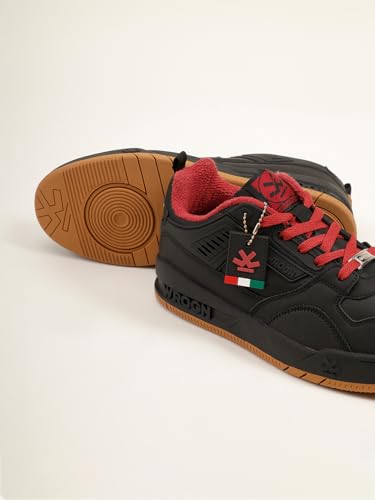 Image of WROGN Men's Microfibre Sneakers | Layered Panel Design | Lace-Up Closure