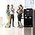 Igloo Top Loading Hot and Cold Water Dispenser - Water Cooler for 5 Gallon Bottles and 3 Gallon Bottles - Includes Child Safety Lock - Water Machine Perfect for Home, Office, & More - Black