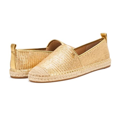 Lauren Ralph Lauren Women's Cameryn Iii Metallic Straw Espadrille3