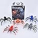 Titan Spider Toys - 3D Printed Spider Fidget Toys for Boys, Multi-Jointed Realistic Spiders with Suction Cup, Movable Cool Gadget for Kids (Assembly Required/Black)