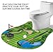 GOODLYSPORTS Toilet Golf, Toilet Golf Game Mini Golf - Gag Gifts for Men - Funny Dad Gifts, Funny Gifts for Men Boyfriend Brother, White Elephant Gifts for Adults
