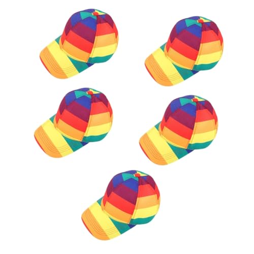 Casquette de baseball arc-en-ciel en polyester pour le sport