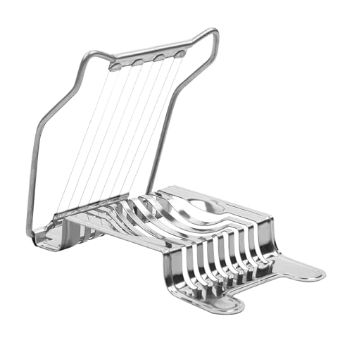 Egg Slicer Stainless Steel Egg Cutter Heavy Duty Multipurpose Egg Slicer for Boiled Eggs Strawberry Mushroom Banana Soft Fruit Quickly and Effectively Kitchen Cooking Gadgets Egg Cutters Easy to Clean Egg Slicer Stainless Steel Egg Cutter Heavy Duty Multipurpose Egg Slicer for Boiled Eggs Strawberry Mushroom Banana Soft Fruit Quickly and Effectively Kitchen Cooking Gadgets Egg Cutters Easy to Clean