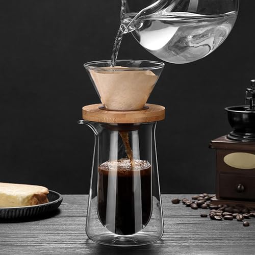 Café de vidrio de borosilicato: cafetera de goteo para cold brew y vertido 7