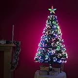 2ft Green Multi Coloured Fibre Optic Christmas...