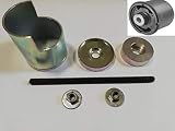 DR TOOLS Für Ford Fiesta MKVI MK6 MKVII MK7 2008-, B-MAX 2012- Demontage Montage Hinterachse Lenker Bügel Werkzeug