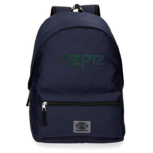 Mochila Adaptable Pepe Jeans Osset azul  42 cm