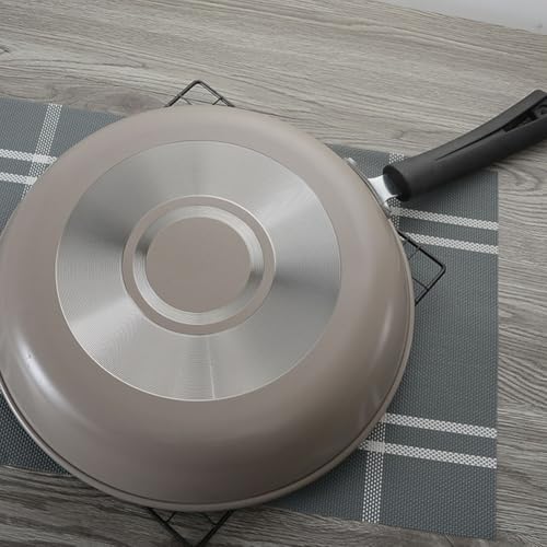 Wok redondo de acero inoxidable 30 cm miniatura 2