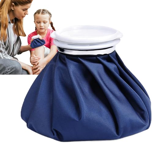 Acunny Bolsas de hielo para rodillas, bolsas de hielo para lesiones, bolsas de hielo impermeables para dolores de cabeza, bolsas de hielo para el calor y el frío, ligeras, portátiles, prueba de