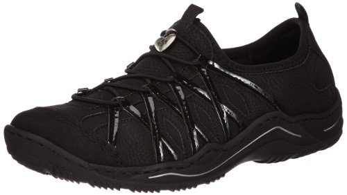 Rieker Damen Sneaker L0564 in Schwarz Bequeme und stilvolle Schuhe