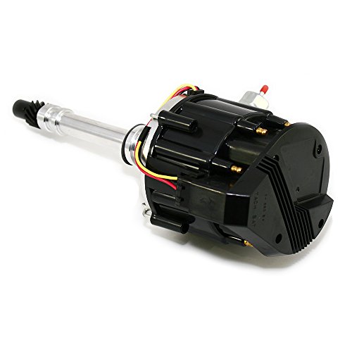 Assault Racing Products 1035002 Small Block Chevy Large Black Cap HEI Distributor SBC 65k Ready To Run