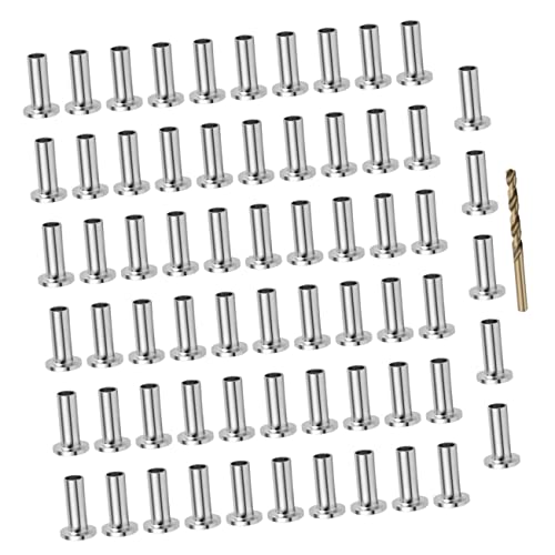 HOMOCONO 65pcs Stainless Steel Wire Rope Protectors Cable Protective Sleeves for Deck Railing Outdoor/Indoor Galvanized Wire Protection