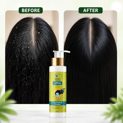 Image of Lakshmi Krishna Anti-Dandruff Shampoo, 100m| Effective Scalp Treatment | Controls Flakes & Itch| Nourishing Formula for Healthy Hair