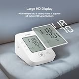 yuwell Blood Pressure Monitor, Extra Large Upper Arm Cuff, Digital Blood Pressure Machines for Home Use, 3.8" Large Display, Dual Power Options with USB Cable (YE660D) - Image 5