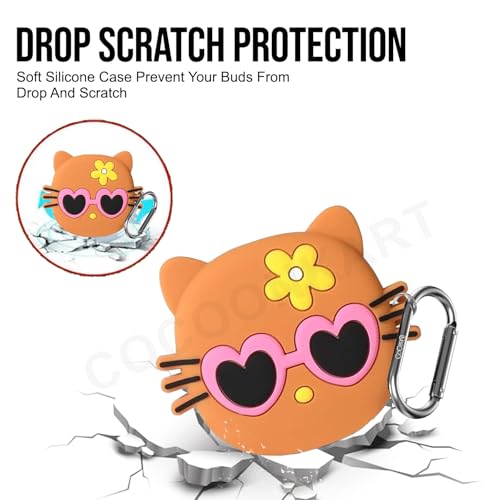 Image of Cartoon Silicone Case Cover for Samsung Galaxy Buds Core (2025) (KTcat)