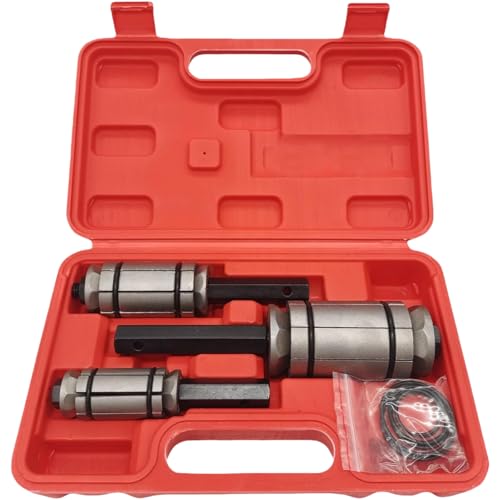 1-18 to 3-1-2 Exhaust Pipe Expander Tool, Tail Pipe Spreader Kit Compatible with Most Vehicles and Truck 3-Pieces Pipe Expander Tool Set