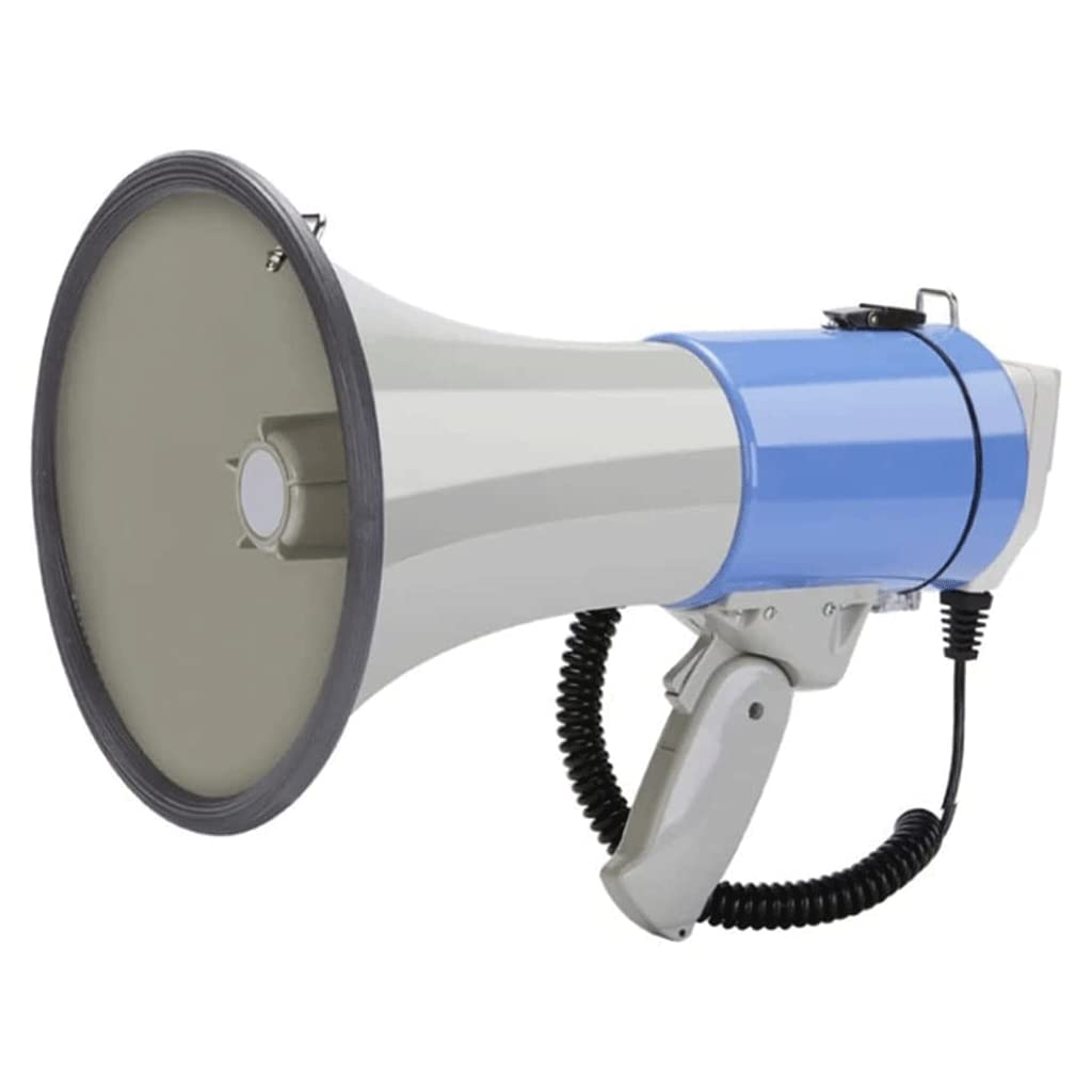 SAAKO Mégaphones Amplificateur de Voix Portable fiable enregistrable pour Les Enseignants de Guide Touristique Haut-Parleur Bullhorn Mini mégaphone Portable Portable Fort Volume
