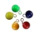 ISusser Disposable Emergency Raincoats, Colorful Rain Poncho with Hook Portable Ball(Set of 5)