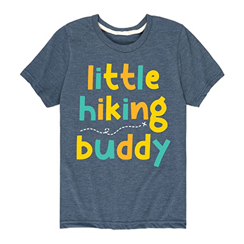 Instant Message - Little Hiking Buddy - Toddler & Youth Short Sleeve Graphic T-Shirt