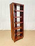 Kamoni Eclusive Premium Solid Sheesham Wood (Rosewood) Book Shelf/Display Unit HxWxD (72x30x12) inch