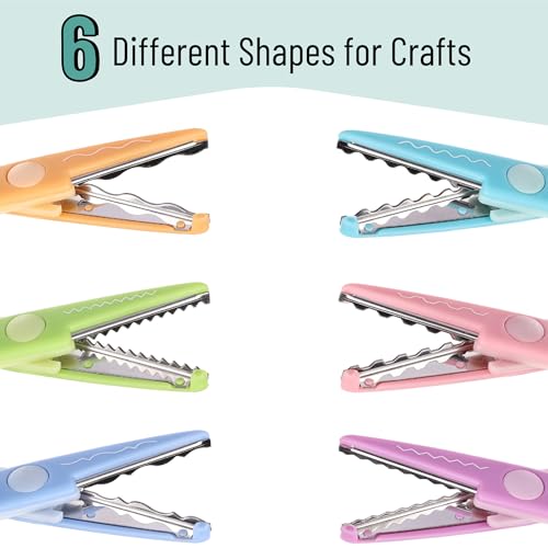Mr. Pen- Craft Scissors Decorative Edge, 6 Pack, Rainbow, Zig Zag Scissors for Crafting, Scrapbooking, Fancy, Pattern, Design by Mr. Pen - Image 4