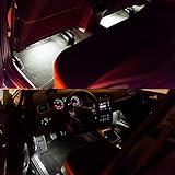 ✅ ★ PRÁCTICA: estas luces de espacio para los pies pueden iluminar el interior de su automóvil sin cambiar las funciones originales, bajo consumo de energía, ahorro de energía y ahorro de combustible. También es una buena decoración de interiores de automóviles, es un producto muy práctico.