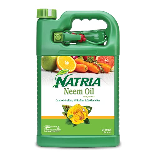 Natria Neem Oil Spray for Gardening - Ready-to-Use - Pest Control & Disease Control - Use for...