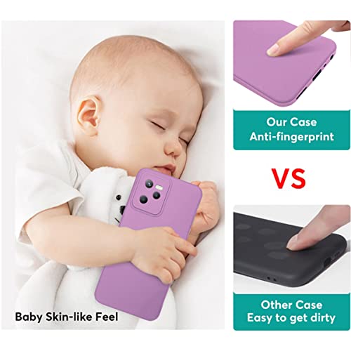 Image of Jkobi Back Cover Case for Vivo Y21 2021 | Y21G (Inside Fiber Cloth | Smooth Matte Finish | Elegant Professional Look |Purple)