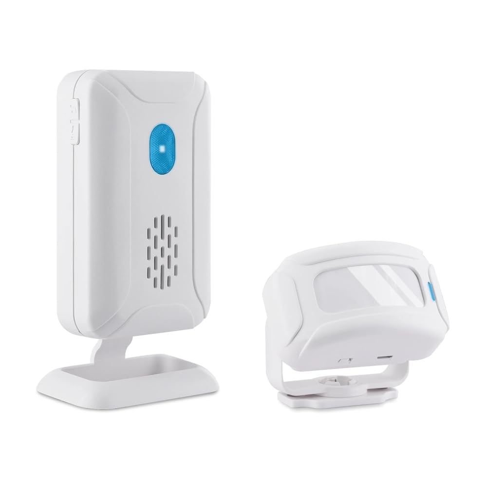 Motion Sensor Door Chime for Business,Store Welcome Buzzer Monitor, Commercial Door Entry Alert,Motion Detector Alarm,Outdoor Doorbell Kit Wireless Driveway Alert,Doorbell Chime for Business/Home