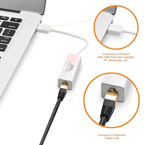 ***Canadian Owned Business*** USB Ethernet LAN Network Adapter Compatible with Laptops and All USB 2.0 Compatible Computers Including Windows 7 to 11 Vista Mac OS X and macOS - by Mobi Lock by Mobi Lock - Image 4