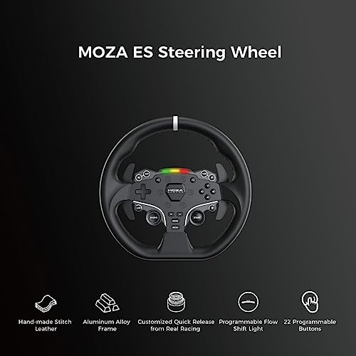 Moza MOZA-R5BUNDLE R5 All-In-One Pc Gaming Racing Simulator 3Pcs Bundle: 5.5Nm Direct Drive Wheel Base thumb #4