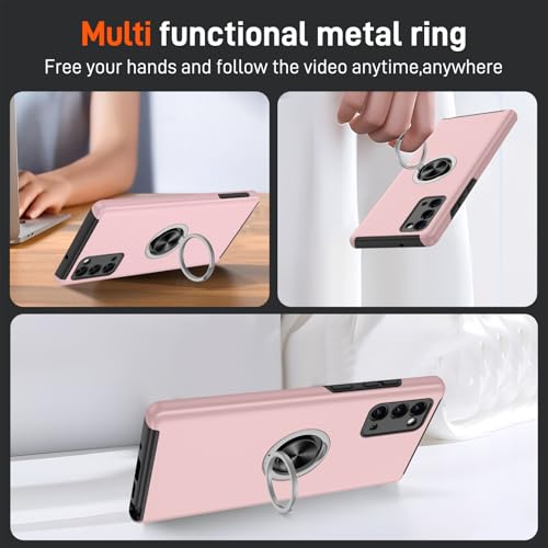 Coque Note 20 antichoc rose pour éviter les chutes de smartphone - 5