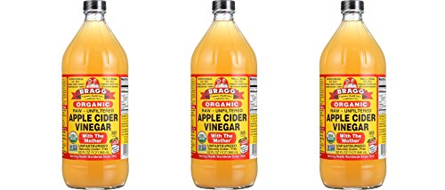 Bragg Rlrepw Usda Organic Raw Apple Cider Vinegar, 32 oz (3 Pack)