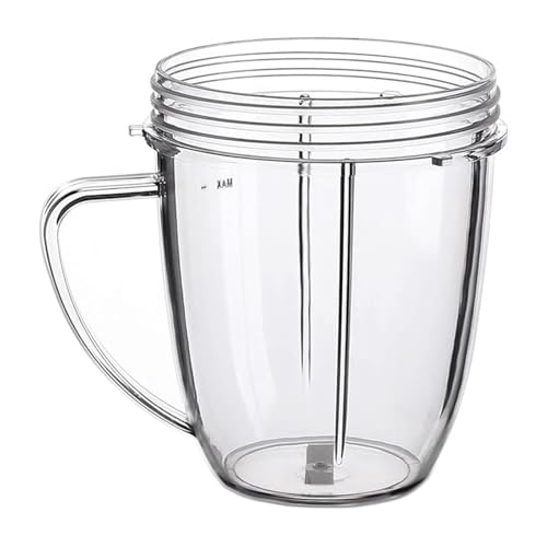 Tazas de repuesto A39T-18Oz, compatibles con licuadoras Nutribullet de 600W y 900W. Incluye asa y accesorios for exprimidores.