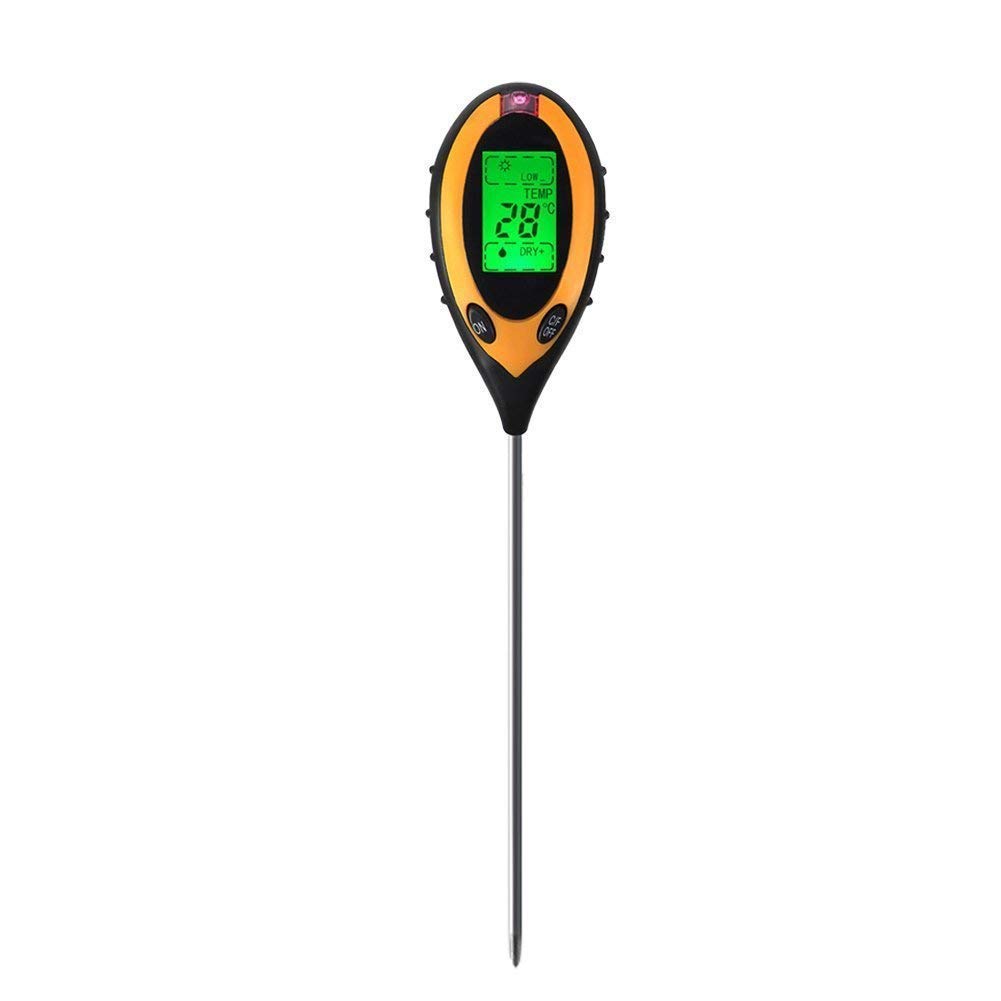 See full amazon price history chart for Sakrai™ Digital LCD Display Professional 4 in 1 Temperature Sunlight Moisture PH Garden Soil Tester Meter for Gardening Plants Farming Sakrai™ Digital LCD Display Professional 4 in 1 Temperature Sunlight Moisture PH Garden Soil Tester Meter for Gardening Plants Farming (B08KPKV4F6) Amazon Price History, Amazon Price Tracker
