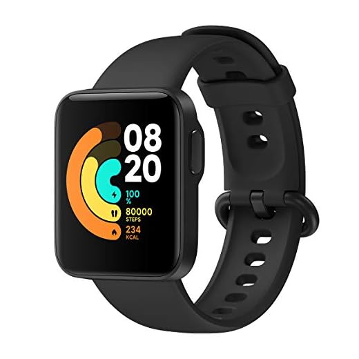 Xiaomi Mi Watch Lite Smartwatch Sport Fitness Trackers 1.4" Pantalla TFT 5ATM Resistencia Monitoreo del Ritmo Cardíaco Monitoreo del Sueño Ejercicios de Respiración Actividades Banda (Negro)