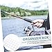 POPETPOP 3Pcs Portable Organizer with Compartments Design for Fishing Gear Lightweight and Durable Storage for Tackle and Accessories
