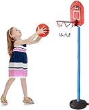 Basketball Hoop for Kids Toddlers Over 3 Age Mini Outdoor & Indoor Portable Toy Basketball Set for...