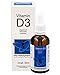 Produktbild Vitamin D3 Tropfen, 1000 IE pro Tropfen - 25µg, Vitamin D3 (Cholecalciferol) und MCT ÖL, C8 (60%) Caprylsäure, C10 (40%), in Tropfen, hochdosiert, 50ml Flasche mit Pipette
