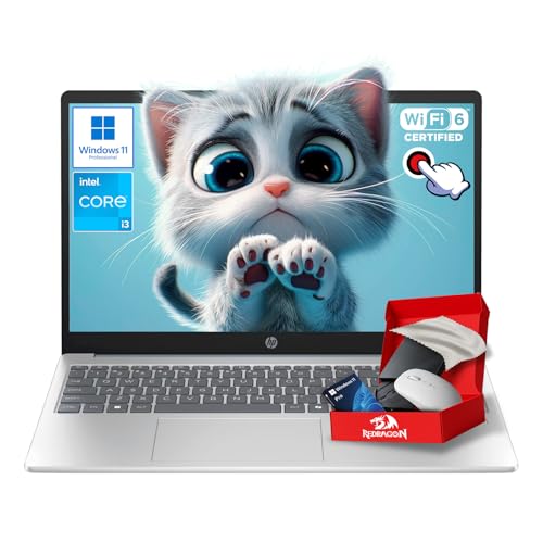 Image of HP 15.6" FHD Touchscreen Laptop Computer for Student & Business, Intel 8-Core Processor, 16GB RAM, 512GB SSD, WiFi 6, Bluetooth 5.3, HDMI, Type-C, Windows 11 Pro & Accessoires, Blue