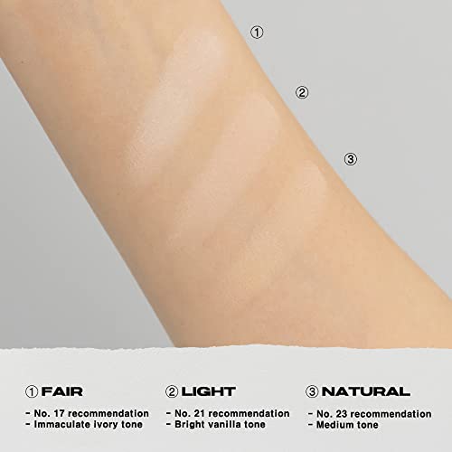 [About Tone] Blur Powder Pact 9G / 0.32Oz - Pressed Powder Pact With Mirror And Powder Puff | Setting Powder | Face Powder | Makeup Powder | Finishing Powder | Compact Powder | Sebum Control (03 Natural) #TOP3