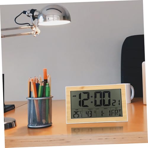 Horloge murale numérique lisible calendrier électronique pour éviter les retards - 5