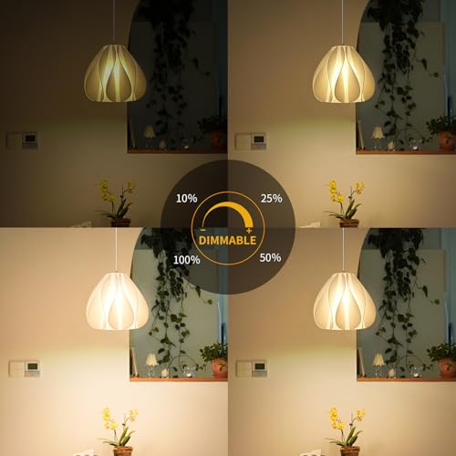 SCHERARX 2 Pack E26 LED Bulb 60 Watt Equivalent, Dimmable Light Bulb, 7W 120V, Warm White 3000K, 800LM, for Indoor Lighting by SCHERARX - Used condition - Image 6