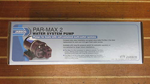 Jabsco 46010-2900 12V Pump Auto Water System, Black, 8.1 L x 4.2 W x 4.1 H