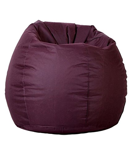 Image of Comfy Bean Bags XXXL Bean Bag Filled with Beans Filler (Maroon)
