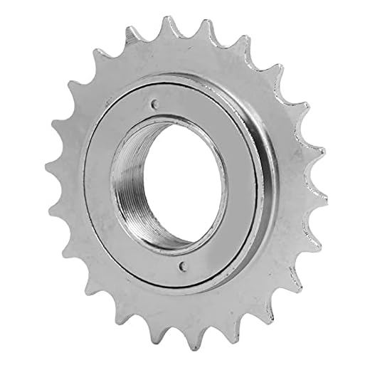 Cykeltillbehör, Bike Freewheel Slitage Resistant för vanlig cykel för Single Speed Cykel(Silverplätering)