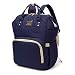 Baby Diaper Bag Multi-Function Waterproof Travel Backpack Nappy Bags for Baby Care, Large Capacity, Stylish and Durable (Navy)