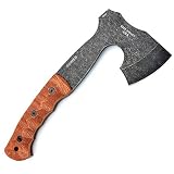 ESEE Knives James Gibson Camping Bushcraft Axe - Leather Sheath - Made in USA